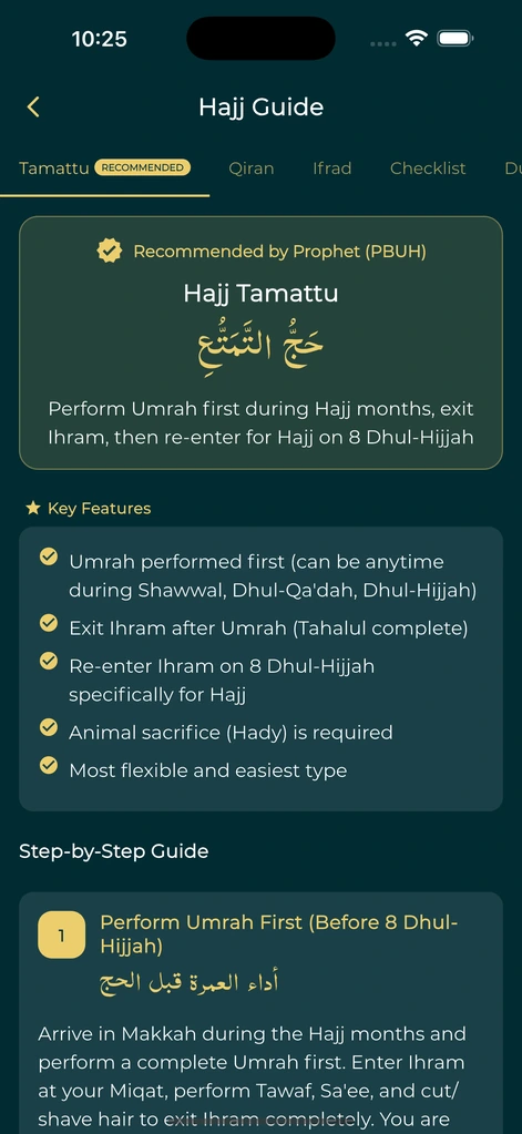 Step-by-step Hajj guide