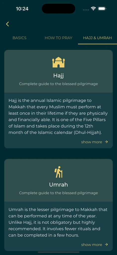 Hajj and Umrah guides