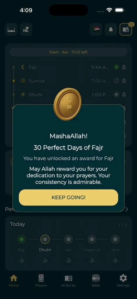 Prayer medal