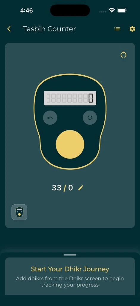 Tasbih counter
