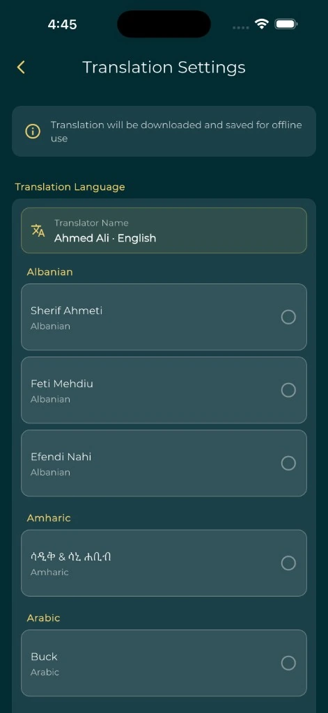 Translations
